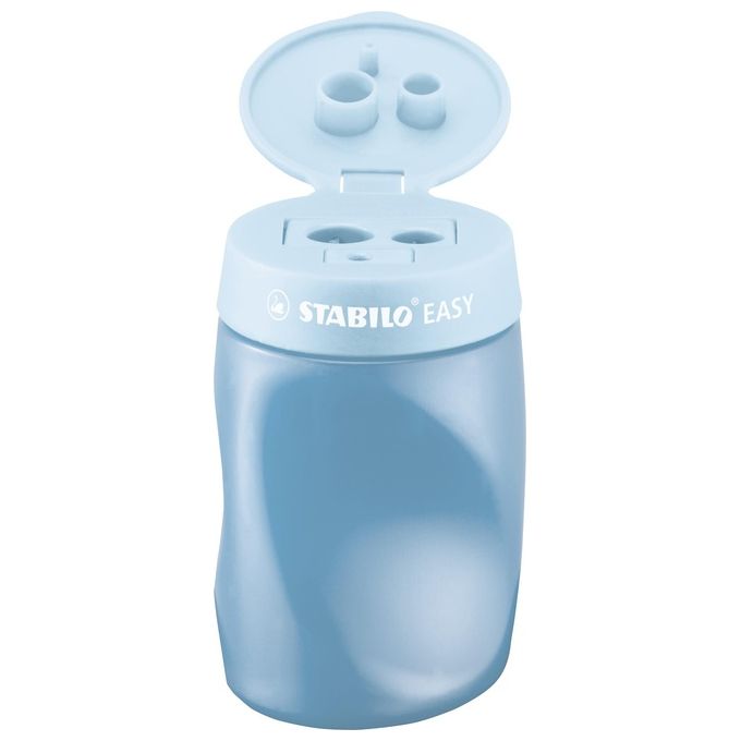 Temperamatite Ergonomico - STABILO EASYtemperino per Mancini - Azzurro
