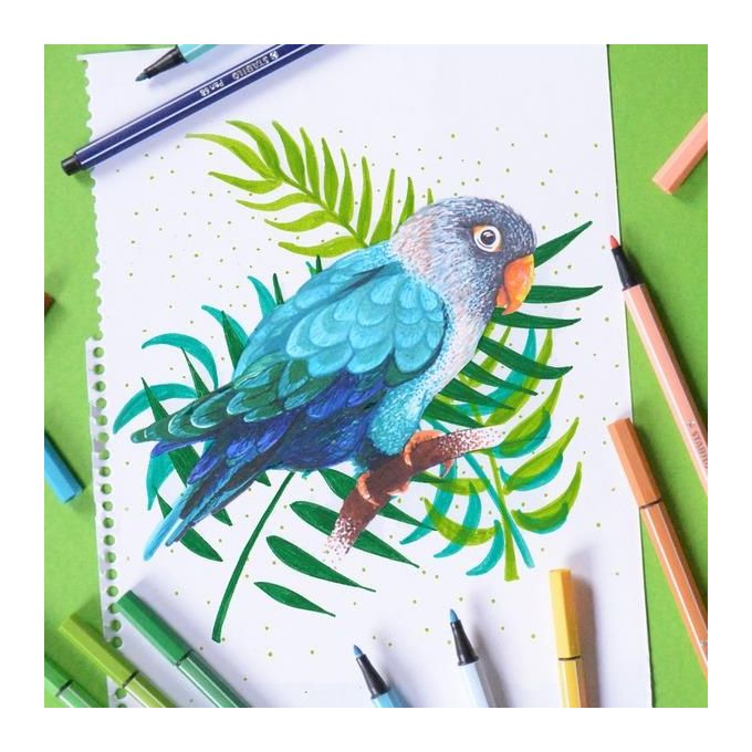 Stabilo Cf10 Pen 68 Blu Chiaro