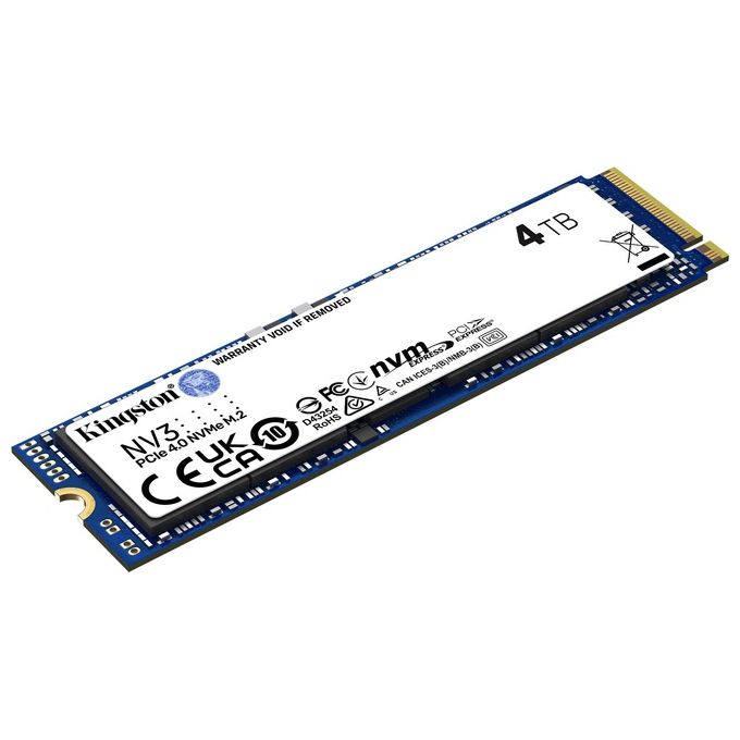 Kingston Technology 4Tb NV3 M.2 2280 NVMe SSD