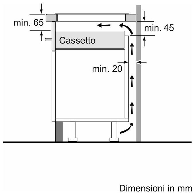 Bosch, Piano Cottura a Induzione Serie 4 PVS61RBB5E, 60cm, Nero