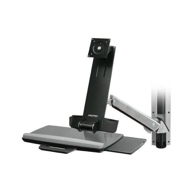 Ergotron StyleView Sit-Stand Combo Arm Kit Montaggio per Display 24'' in Alluminio