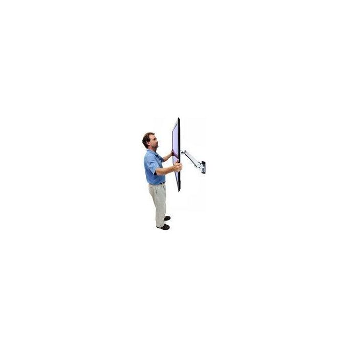 Ergotron Interactive tv arm play 40 (small 18-40 lbs) Polished