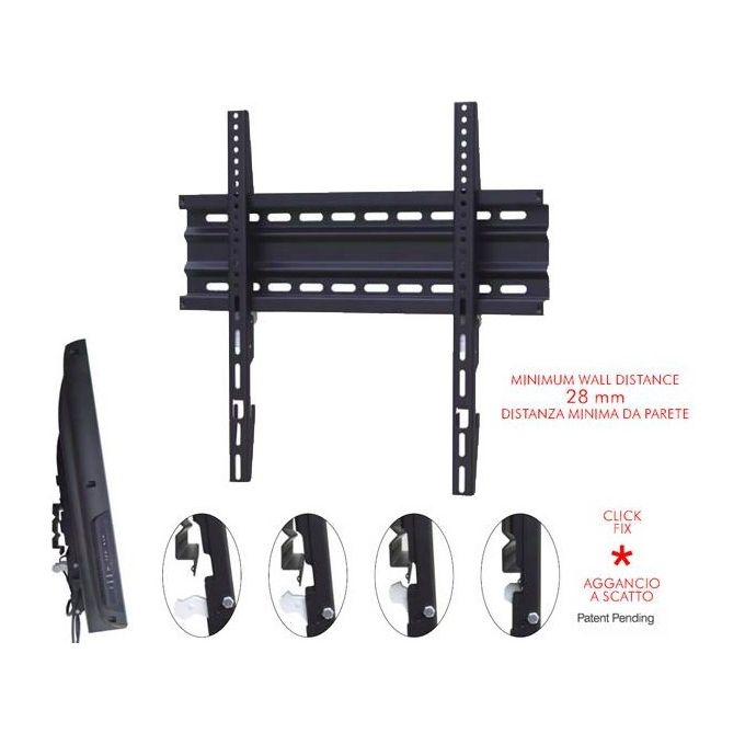 Staffa VESA Nilox PM5000 Push Pull Light Per Videowall, Montaggio Universale