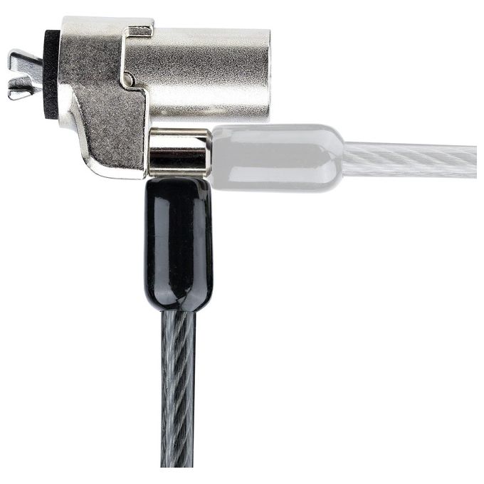 StarTech.com NBLWK-LAPTOP-LOCK Cavo di Sicurezza Nero-Argento 2mt
