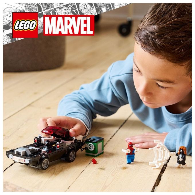 LEGO Set Spider-Man Contro Muscle Car di Venom 76309 Marvel Super Heroes per Avventure Costruibili Emotive