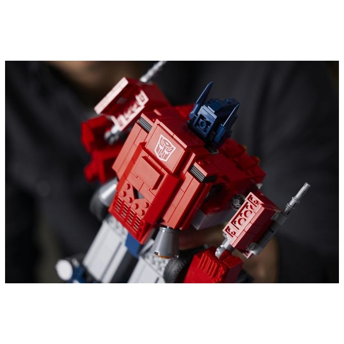 LEGO Icons Optimus Prime, Modellino da Costruire 2 in 1 del Leader dei Transformers, Set da Collezione per Adulti, 10302