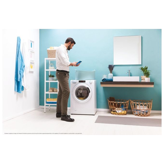 Candy Smart Pro CSO 1285TW4-1-S Lavatrice Caricamento frontale 8 kg 1200 Giri-min Classe B Bianco