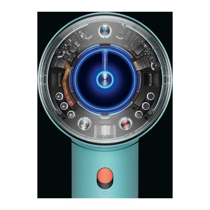 Dyson Super Sonic Nural Asciugacapelli 1600W 4 Temperature con Accessori Acquamarina
