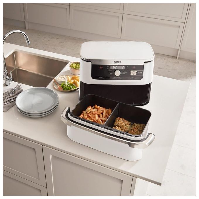 Ninja AF500EUWH Friggitrice ad aria Flexdrawer da 10 4 l - bianco