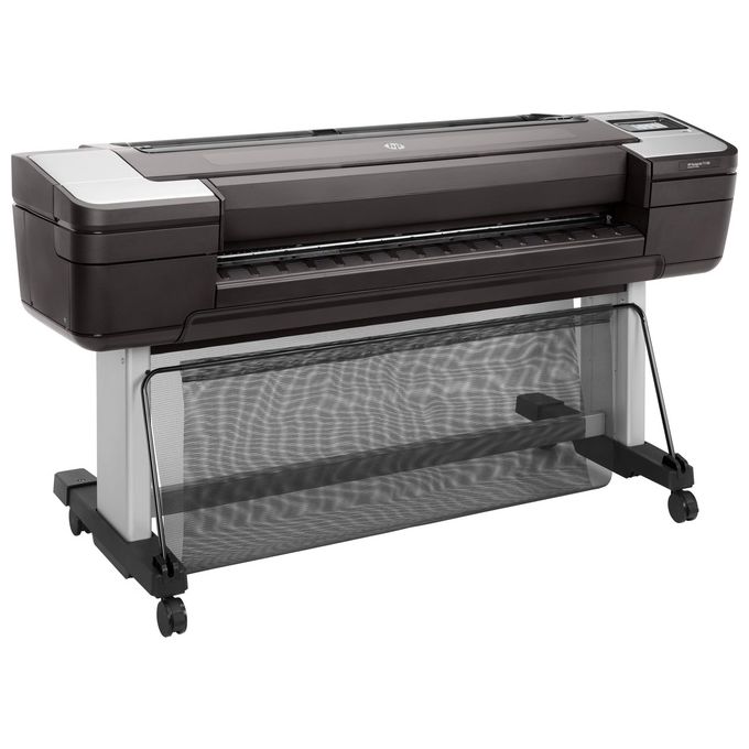 HP 1VD88A#B19 DesignJet Stampante T1700dr PostScript 44 pollici 6 cartucce 2400 x 1200 DPI 4096 MB RAM 500 GB HDD colore Nero
