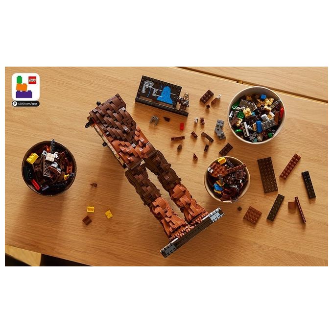 LEGO Star Wars 75371 Chewbacca, Kit Modellismo per Adulti da Collezione 40° Anniversario Il Ritorno dello Jedi, Idea Regalo