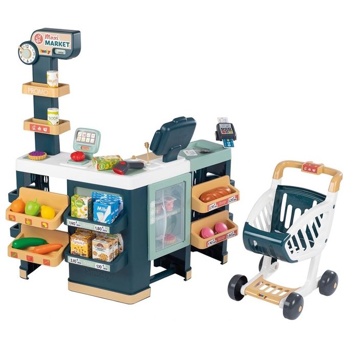 Smoby Maxi Supermarket con Shopping Trolley