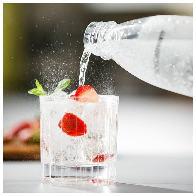 Sodastream Gasatore Art White 1 Bottiglia Riutilizzabile e Lavabile Aggancio Rapido
