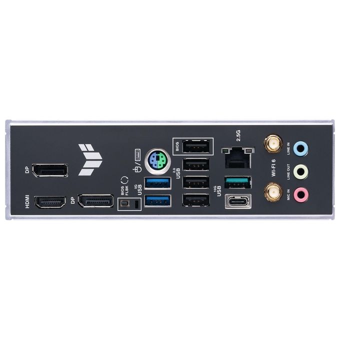 ASUS TUF GAMING B650M-E WIFI Scheda madre AMD mATX 82 DrMOS DDR5 PCIe 5.0 2 slot M.2 Wi-Fi 6 Ethernet Realtek 2.5Gb 2 DisplayPort HDMI USB Type-C Cancellazione del rumore AI e Aura Sync