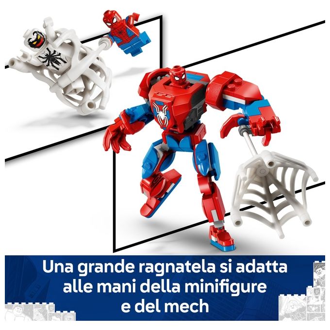 Lego Set 76308 Marvel Super Heroes Mech di Spider-Man Contro Anti-Venom