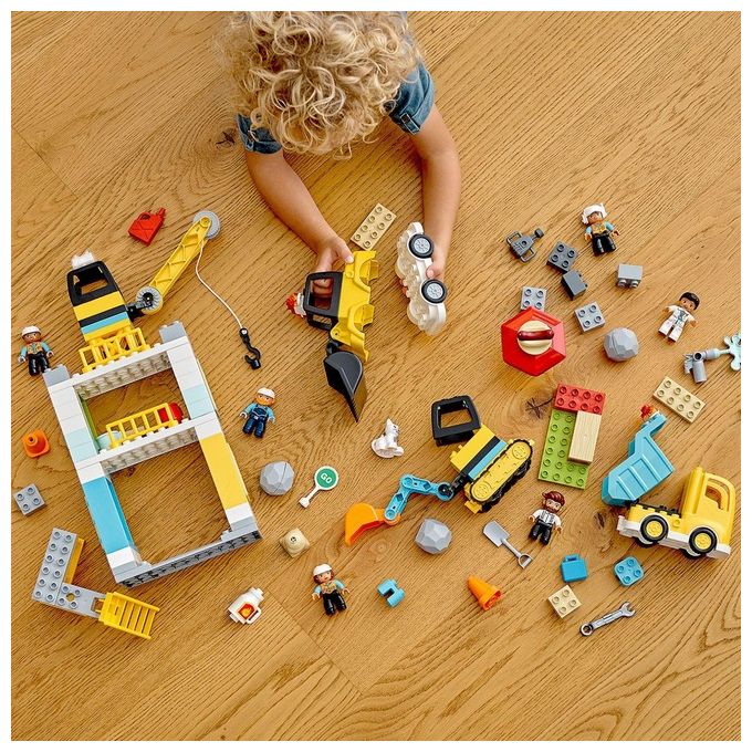 LEGO Duplo Town Cantiere Con Gru a Torre