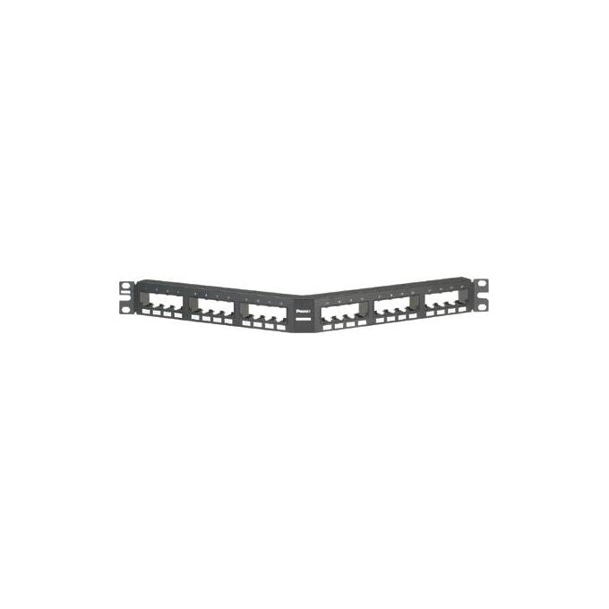 Panduit CPPA24FMWBLY Pannello di Permutazione Baia d'Ingresso 24P Rj45u Nero