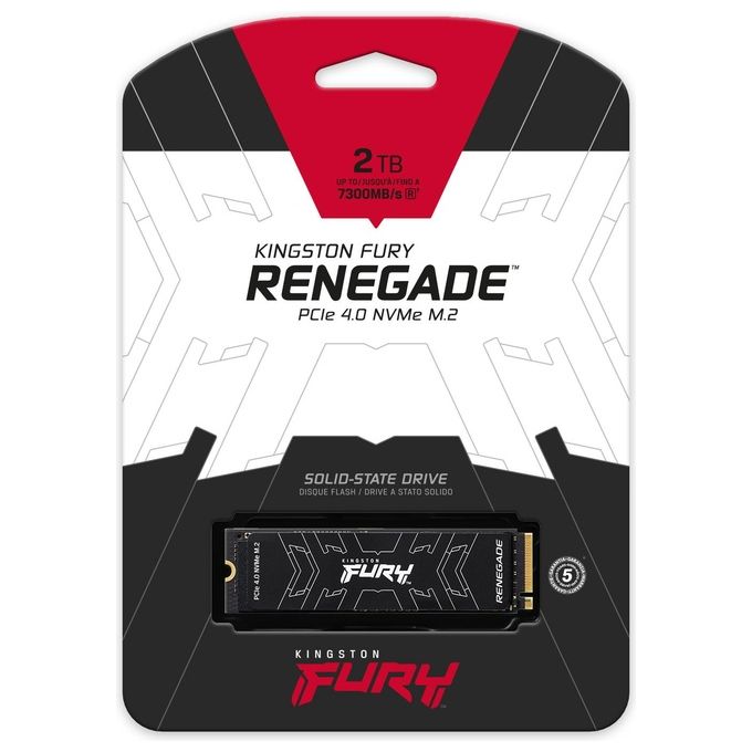 Kingston Technology FURY Renegade M.2 Ssd 2000Gb PCI Express 4.0 3D TLC NVMe