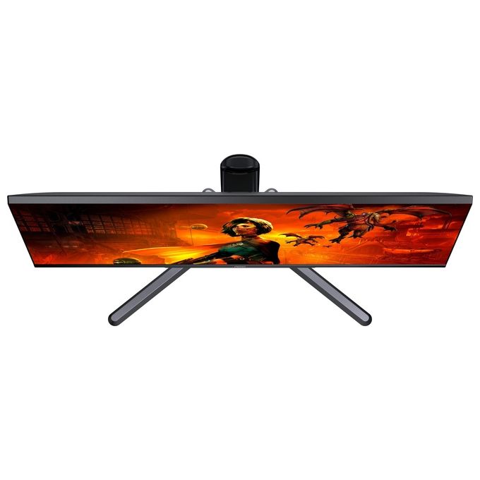 AOC Gaming U32G3X - Monitor UHD da 32 pollici, 144 Hz, FreeSync Pre., G-Sync comp., HDR400 (3840x2160, 1ms GtG, HDMI 2.1, DisplayPort) nero-rosso