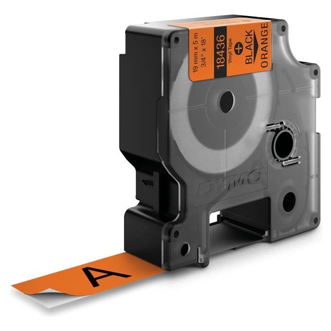 Dymo Nastro Da 19mmx5.5m Vinile Ne Ara