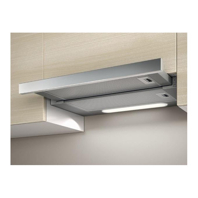 Elica ELITE14 LUX GRIX-A-60 PRF0037989B Cappa da Incasso Classe energetica D 3 Velocita' Aspirante o Filtrante 60 cm Acciaio Inox