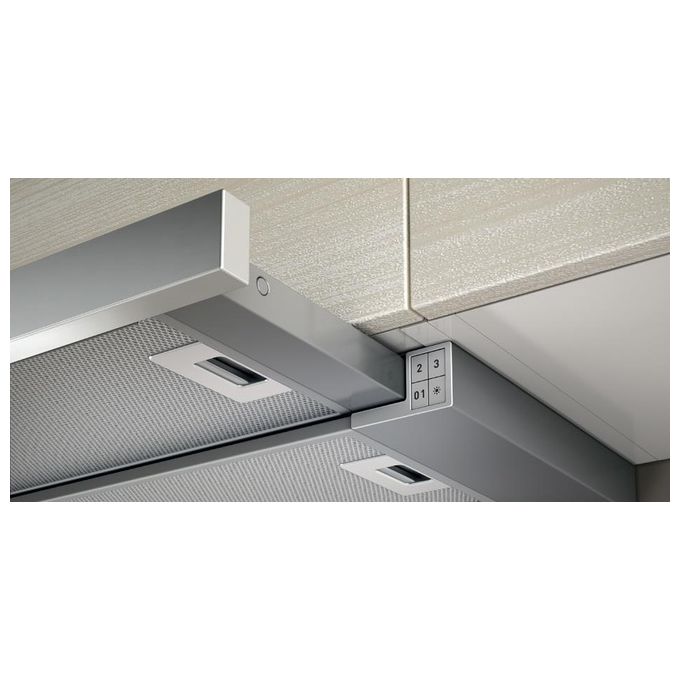 Elica ELITE14 LUX GRIX-A-60 PRF0037989B Cappa da Incasso Classe energetica D 3 Velocita' Aspirante o Filtrante 60 cm Acciaio Inox