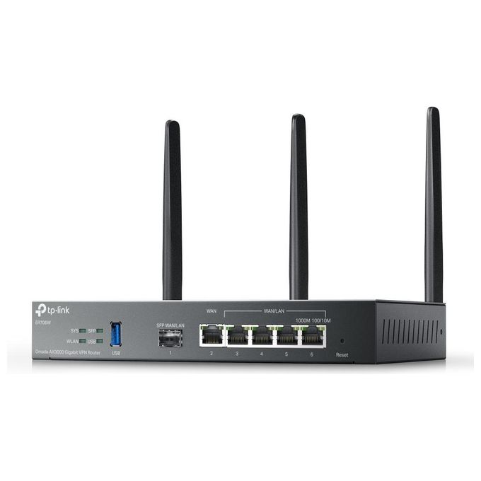 TP-Link Omada ER706W Router Wireless Gigabit Ethernet Dual-Band 2.4 GHz-5 GHz Nero