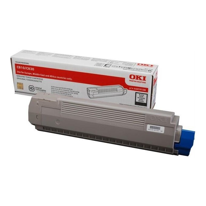 OKI Cartuccia Toner Nero C810 830 8k