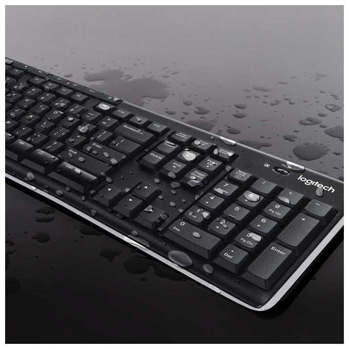 Logitech Wireless Combo MK270 Tastiera RF Wireless QWERTY Inglese Nero-Argento