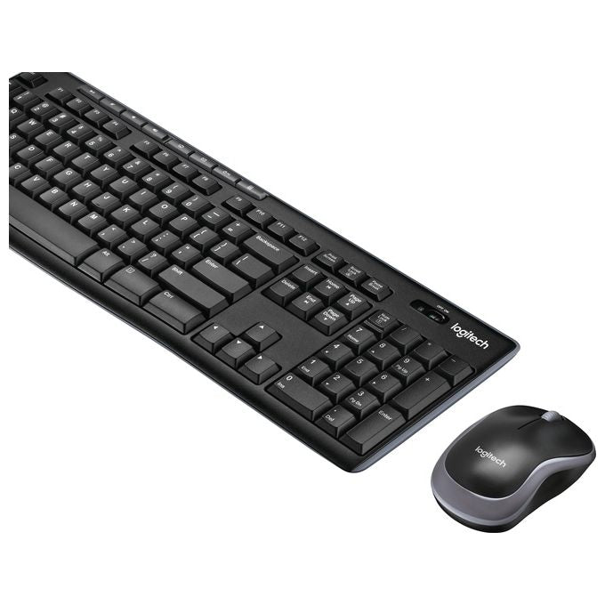 Logitech MK270 Tastiera Rf Wireless Qwerty Inglese Uk Nero