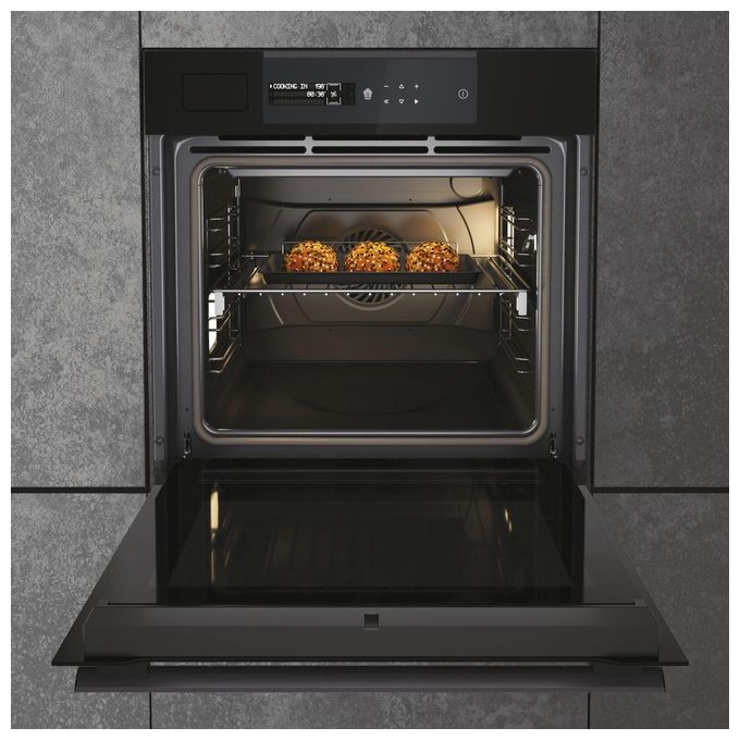 Forno Haier I-Message Steam Series 6 HWO60SM6S9BH - Vapore, Pirolisi, Classe A+