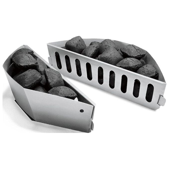 Weber Cesti Separa Carbone Weber per Barbecue a Carbone Diametro 57 e 67cm 2 Pezzi