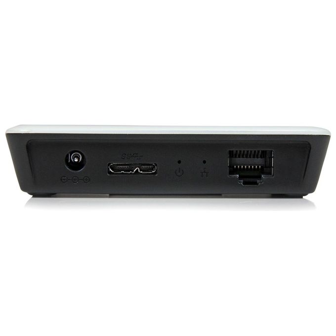 StarTech Adattatore di rete NIC USB 3.0 a Ethernet Gigabit con 3 porte hub - Bianco