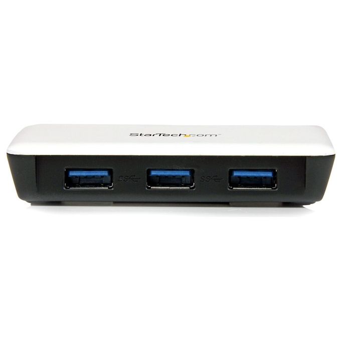 StarTech Adattatore di rete NIC USB 3.0 a Ethernet Gigabit con 3 porte hub - Bianco