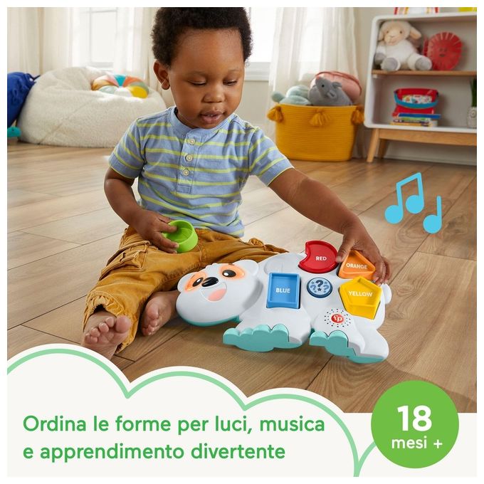 Fisher Price Prime Attivita' Parlamici Fabietto Fabietto Orsetto Forme e Colori