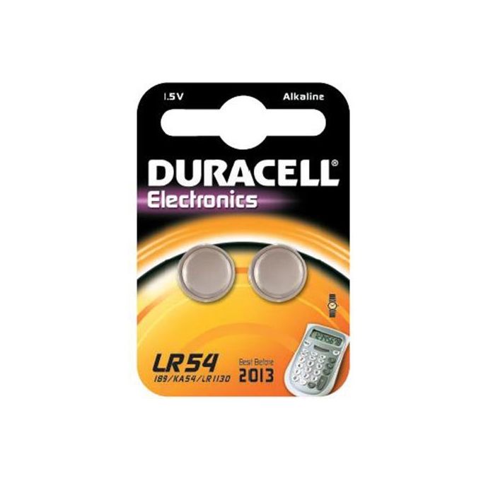 Pile Duracell Alkaline 1,5V 2 Pz Lr 54