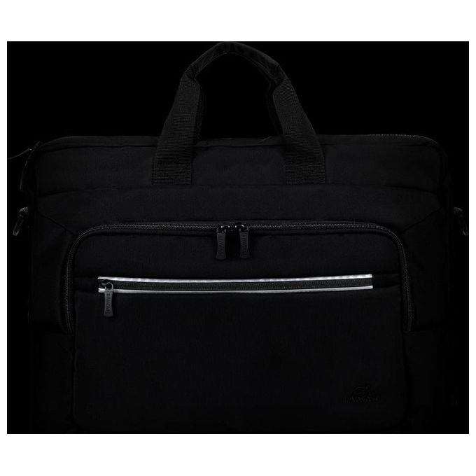Rivacase Borsa per Notebook da 15.6-16'' Eco in Plastica Riciclata Nero
