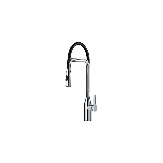 Franke 115.0150.260 Maxxis Doccia Miscelatore monocomando con doccetta doppio getto estraibile ed orientabile 360° Cromo