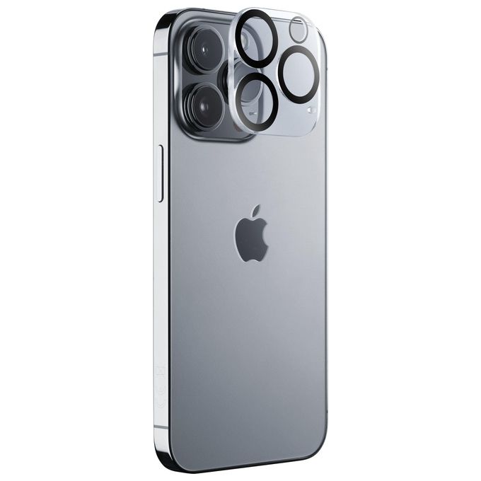 Cellular Line Pellicola Protettiva Camera Lens Protector per iPhone 15 Pro-15 Pro Max