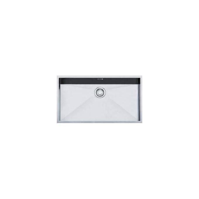 Franke PPX 110-72 Plana Lavello Acciaio Inox Spazzolato da incasso Sottotop 1 Vasca 76x45cm 122.0198.208
