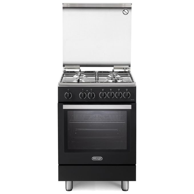 De Longhi PEMA 64 LSG Cucina a gas 4 zone Forno elettrico 74 litri Classe A nera