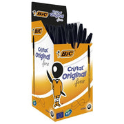 Bic Cf50 penne Sfera Cristal Punta fine Nero