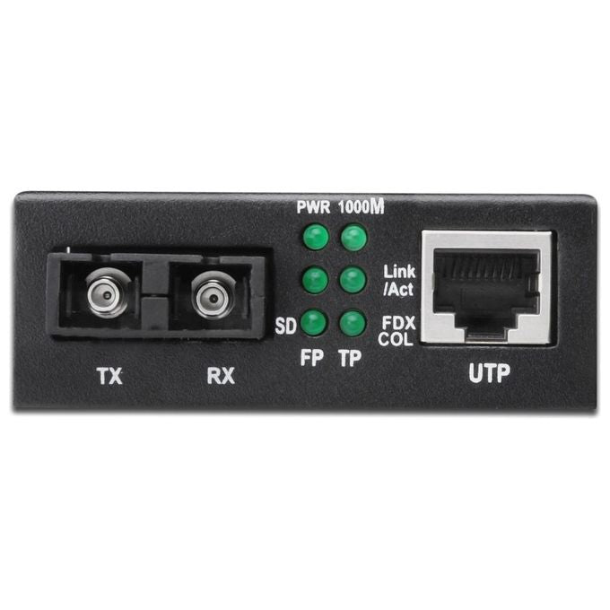 Digitus Convertitore Media Gigabit Ethernet 1000 Mbit-s 1310 nm Modalita' Singola Nero