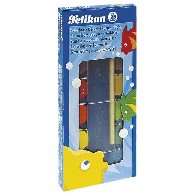 Pelikan 12 Acquarelli Uso Scolastico