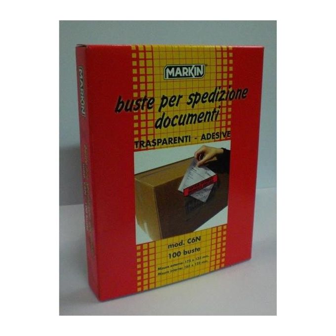 Markin 100buste per spedire documenti 165x122mm