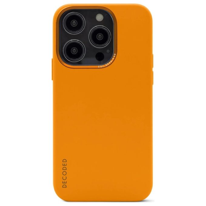 Decoded AntiMicrobial Silicone BackCover per iPhone 14 Pro Max Apricot