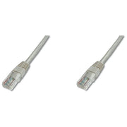 Digitus Cavo Rete Utp Cat. 5E Non Schermato - Lunghezza Mt. 1 - Colore Grigio