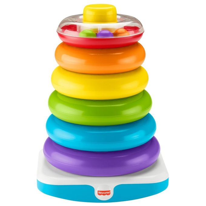 Fisher-Price Piramide Gigante Giocattolo Impilabile per Bambini 12+ Mesi