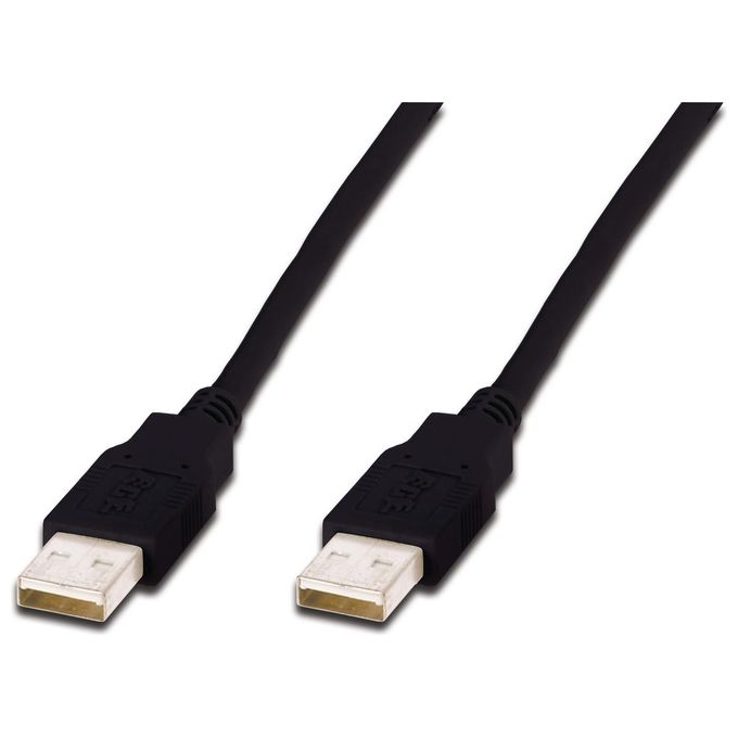Assmann AK-300100-010-S Cavo Usb 2.0 Usb A - Usb A 1mt Nero