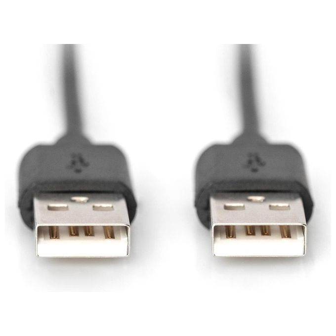 Digitus Cavo Usb 3mt Connettori Usb Tipo A Maschio -Maschio Usb 2.0 Colore Nero